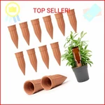 Tkscusr 12 Pcs Self Watering Spikes Small Terracotta Plant Stakes Devic. Fixed Price $30.59.