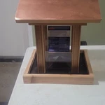 Woodlink Deluxe Ranch Seed Bird Feeder Cedar/metal Brown Easy Refill. Fixed Price $18.74.