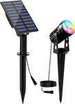 Rgb Color Changing Solar Spotlights Outdoor Landscape For Garden Yard Us. Fixed Price $26.99.