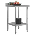 Kitchen Work Table Hotel Prep With Underhelf Stainless Steel Vidaxl. Fixed Price $129.99.
