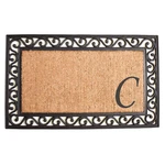 Calloway Mills Home More 104021830 Versailles Monogram Doormat X. Fixed Price $63.36.