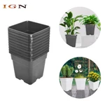 1/2/3/5/7/10 Gallon 5/10PCS Re-usable Square Nursery Plastic Grow Pots Plant. Fixed Price $21.72.