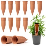 Tkscusr 12 Pcs Self Watering Spikes Small Terracotta Plant Stakes De.... Fixed Price $26.79.