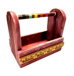 Wood Tool Caddy Garden Box Carrier Handmade Farmhouse Cor. Fixed Price $29.99.