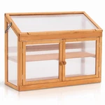 Lovupet 2-TIER Wooden Cold Frame Garden Greenhouse Raised Flower Planter, 0160. Fixed Price $119.90.