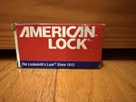 American A701KA Solid Steel Rekeyable Padlocks Keyed Alike 27334 New. Fixed Price $30.00.