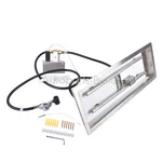Rectangular Fire Pit Burner Kit Drop-in Propane Gas W/spark Ignition&hose. Fixed Price $89.99.