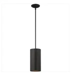 Volume Lighting Black Aluminum Outdoor Cylinder Mini Hanging Pendant. Fixed Price $31.59.