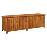 Vidaxl Outdoor Storage Box, Deck 68.9X19.7X22.8 Inches, Solid Acacia Wood. Fixed Price $340.99.