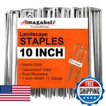 Amagabeli 10" Galvanized Landscape Staples 200PK 11 Gauge Heavy Duty U-shaped. Fixed Price $53.18.