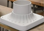 Maxim Lighting 2001WT Pier Mount, White. Fixed Price $24.03.