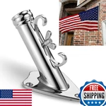 Funnans 316 Stainless Steel Heavy Duty Flag Pole Holder For Concrete & Walls. Fixed Price $77.25.