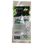 Greenscapes In. W X 4 Steel Landscape Fabric Pins 10 Pk. Fixed Price $7.40.