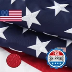 Syii American Flag 2X3 Ft Tearproof Series For Outside, Heavy Duty Tough Spun Al. Fixed Price $43.28.