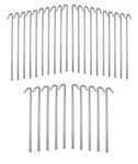 Iit 71021 9 Inch 30-PIECE Galvanized Steel Tent Pegs-garden Stakes, Silver. Fixed Price $20.46.