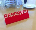 Table Reserved / Sign Wedding Planning Decor. Fixed Price $10.99.