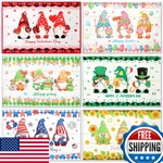 Drydiet Pcs Gnome Doormat Valentine's Day Spring St. Patrick's 16X24". Fixed Price $54.83.