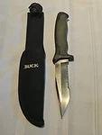 Tops Buck Nighthawk 655 Usa Knife With Sheath In Excellent Condition Free Ship. Fixed Price $95.00.