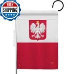 Breeze Decor Poland Garden Flag 13X18.5" Double-sided Usa Made. Fixed Price $37.23.