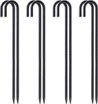 Vvokgo Rebar Stakes 24 Inch J Hook Heavy Duty Ground Anchors (8PCS), 3/8 Di. Fixed Price $42.96.
