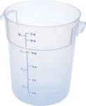 Cfs Storplus Plastic Round Food Storage Container, 22 Quart, Clear - (pack Of 6). Fixed Price $68.91.