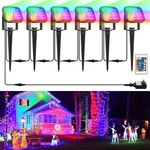 T-sun 6 1 Led Rgb Color Changing Spot Landscape Lighting For Garden Us. Fixed Price $36.99.