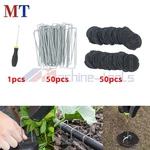 101 Pk Galvanized Garden Stakes Landscape Staples With Gasket Washer Caps 6 Inch. Fixed Price $18.27.