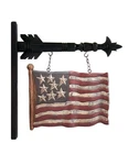 Carved Flag Arrow Replacement, Red, White & Blue, Outdoor Patriotic Decor. Fixed Price $67.56.