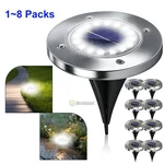 8PCS Solar Ground 16LED White Outdoor Lights Disk Waterproof. Fixed Price $23.59.