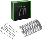 Vivosun 6 " 100PACK Garden Stakes, Galvanized Steel Landscape Stapes 11 Gauge. Fixed Price $16.19.
