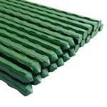 Arlai 45CM/1.48 Ft Garden Stakes, Plastic Coated Steel Plant Long 45CM, Green. Fixed Price $29.45.