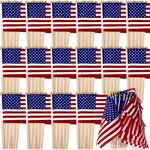 400 Pcs American Bulk, 8 X 12 Inches Small Us On Stick Flags Mini Spea. Fixed Price $153.05.