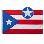 Royal Blue Puerto Rico Flag 3X5 Ft, Embroidered Star And Double Stitched Sewn.... Fixed Price $34.68.