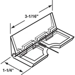 Prime-line 9842 Clear Lucite Sliding Patio Door Lock 1-1/4 W X 3-1/16 In.. Fixed Price $11.00.