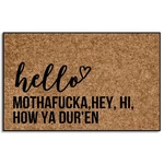 Wulidrom Funny Welcome Mat Outdoor Rug, Front Door/indoor, 31.5X20". Fixed Price $38.98.