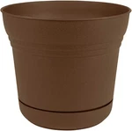 Bloem (#SP0745) Saturn Collection Planter With Saucer, Chocolate -7". Fixed Price $27.88.