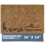 Barnyard Designs Large 36X24" Outdoor Doormat Welcome - Home Sweet Scri. Fixed Price $58.44.