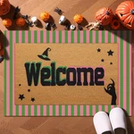 2 Pcs Welcome Outdoor Layered Front Rugs Non Slip Flo.... Fixed Price $22.18.