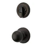 Kwikset Polo 966P 11, Interior Active Handleset Trim & Single Cylinder Deadbolt. Fixed Price $13.99.