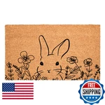 Calloway Mills Floral Bunny Indoor Outdoor Doormat 24 X 36 0.60. Fixed Price $50.27.
