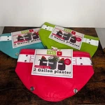 X3 Bloem Bagz Pouch 2 Gallon Black Fabric Grow Bags Recycled Material Planters. Fixed Price $19.99.