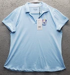 Walter Hagen Ryder Cup Golf Polo Women Blue Performance Upf 50+ WGH11901RC. Fixed Price $24.49.