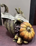 Cornucopia Thanksgiving Table Decoration (roman Inc.) 2007 X 11.5 9 W. Fixed Price $23.99.
