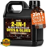 Mulch Glue 32OZ Black Dye Adhesive Landscape Lock Pea Gravel. Fixed Price $34.99.
