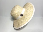 Women's Jaclyn Smith Floppy Beige White Straw Weave Hat Osfm. Fixed Price $7.50.