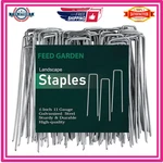 Feed Garden 6" 50 Pack Hot-dip Galvanized Landscape STAPLES,11 Gauge Yard Stakes. Fixed Price $12.81.