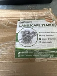 (100-PK) Agfabric Galvanized Landscape Staples Stake Metal 11-GA 6" Ugly Box. Fixed Price $17.52.