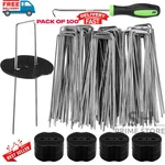 100 Landscape Fabric Staples Garden Stakes Galvanized Sod 6 '' 11 Gauge. Fixed Price $37.99.