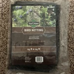 Sta-green Bird Netting Black Uv Treated Mesh 14 Ft X Model # 208575 Sealed. Fixed Price $15.99.