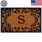 Calloway Mills 180022436S Chateaux Monogram Doormat Letter. Fixed Price $60.69.
